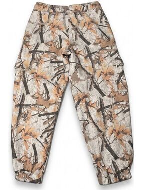 Boys Art Class Camo Cargo Jogger Pants with Elastic Waist and Cuffs, Size S
